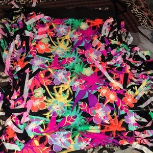 Hawaiian Funky Spandex Tassell Skirt